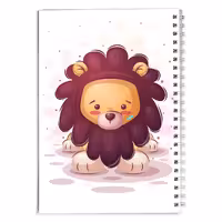 دفتر مشق فانتزی شیر