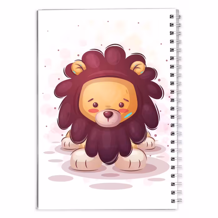 دفتر مشق فانتزی شیر