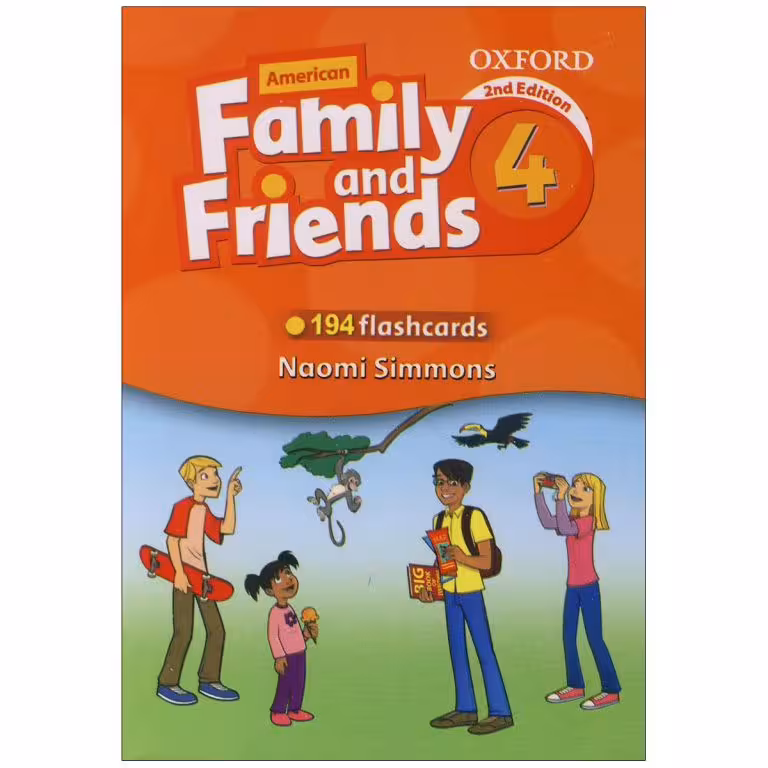 Family and Friends 4 2nd Flash Cards (فلش کارت)