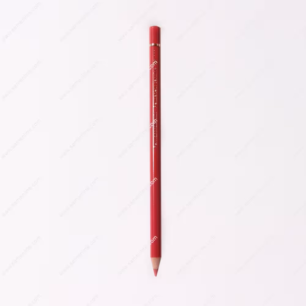 مداد رنگی فابر کاستل تکرنگ مدل پلی کروم کد permanent carmine 126