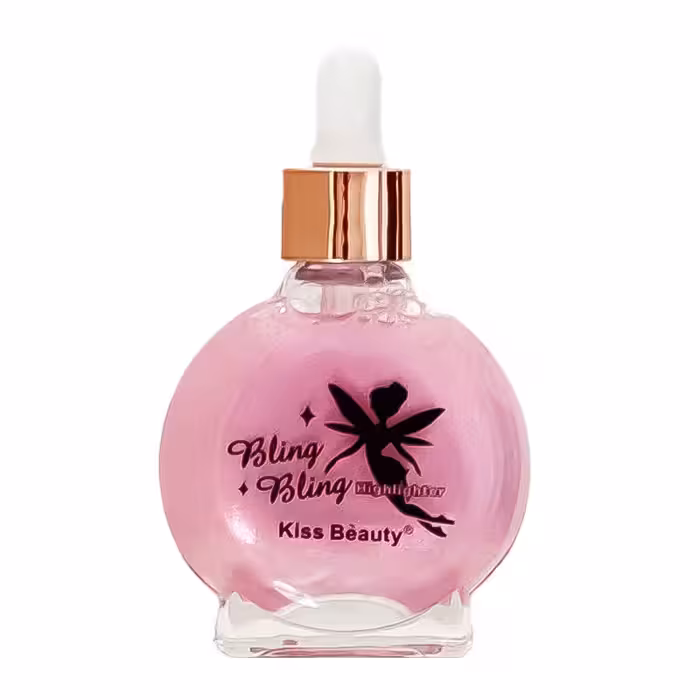 شیمر و  هایلایتر مایع شاین دار صورت و بدن کیس بیوتی Kiss Beauty