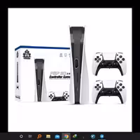 کنسول بازی پرتابل گیم استیک طرح ps5 پلی استیشن فایو  مینی  نسخه جدید فول بازی با دستگاه و دو دسته طرح ps5