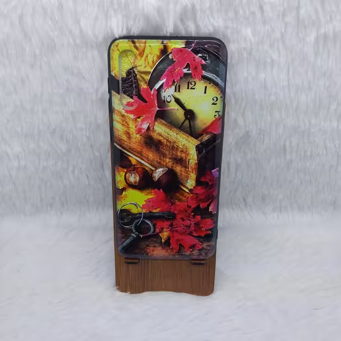 قاب (گارد) طرح دار گوشی A50 A30s طرح برگ و ساعت مناسب گوشی Samsung A50 A30s A50s 