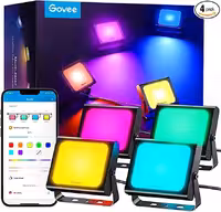 چراغ 4 تایی هوشمند گووی Govee Outdoor Lights RGBIC