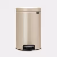 سطل زباله 12 لیتر طلایی مات برابانتیا | Brabantia NEWICON PEDAL BIN