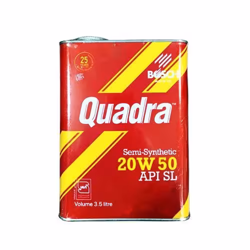 روغن موتور بوش مدل کوادرا SL حجم 3.5 لیتر (20w-50)