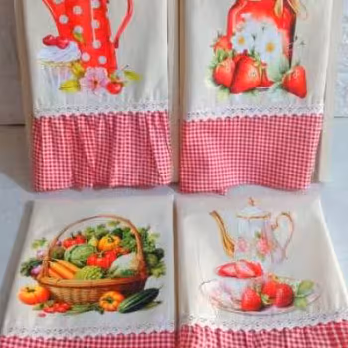 دستمال 2رنگ طرحدار