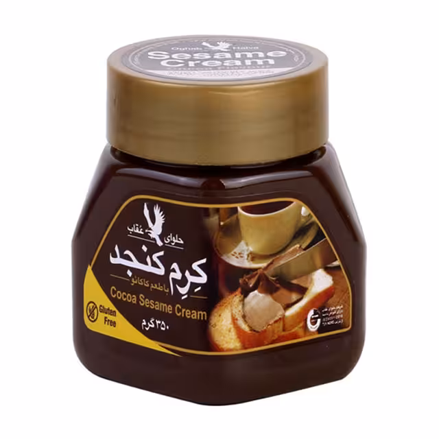 کرم کنجد با طعم کاکائو عقاب 350 گرمی