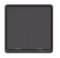 کلید دو پل مشکی لمسی اشنایدر تحت Wi-Fi