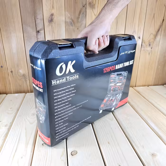 مجموعه کیف ابزار 126 عددی اوکی مدل OK-kit126