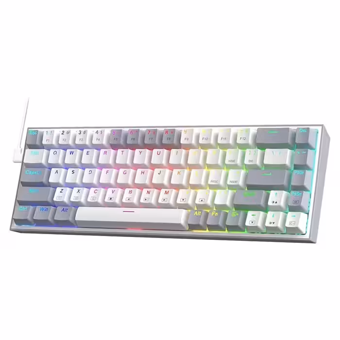 کیبورد مکانیکال گیمینگ ردراگون مدل  Castor K631 Grey RGB