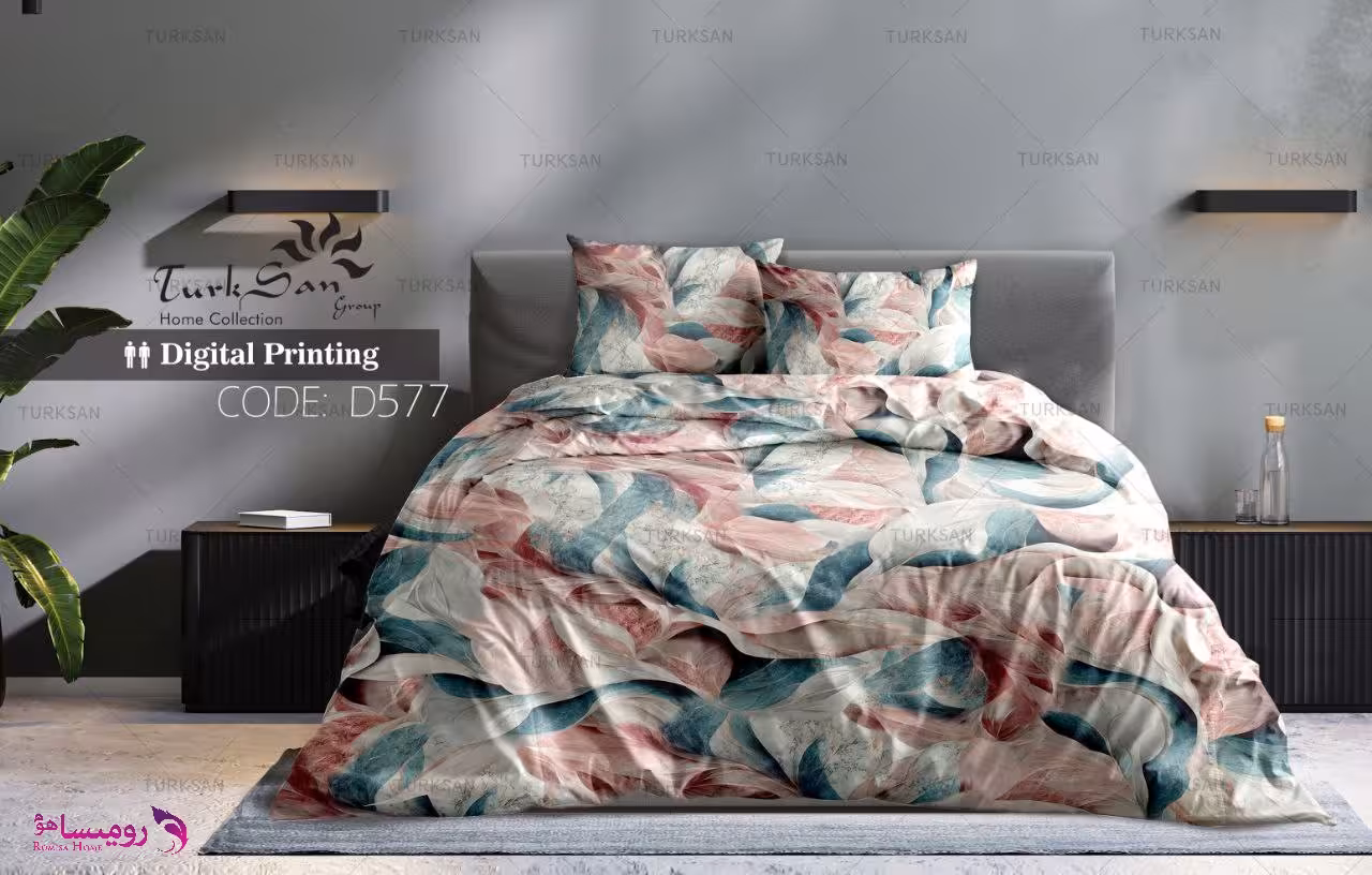 روتختی طرح جیلا دو نفره برند ترکسان کد JD577