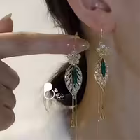 گوشواره برگ بهاری فلاور