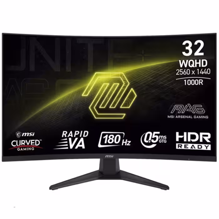 مانیتور گیمینگ خمیده ام اس آی مدل MAG 325CQF سایز 32 اینچ