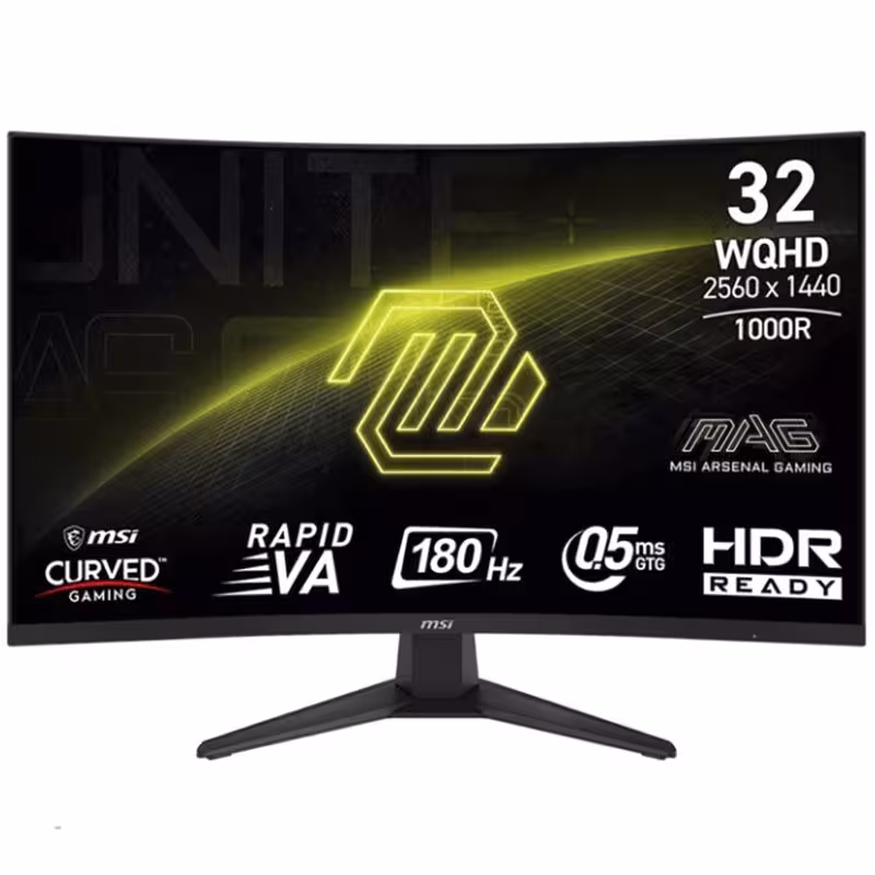 مانیتور گیمینگ خمیده ام اس آی مدل MAG 325CQF سایز 32 اینچ