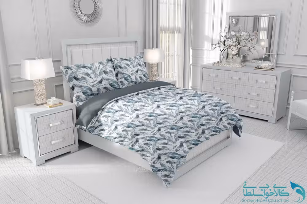 روتختی طرح پر آبی دونفره برند Turkev کد K725