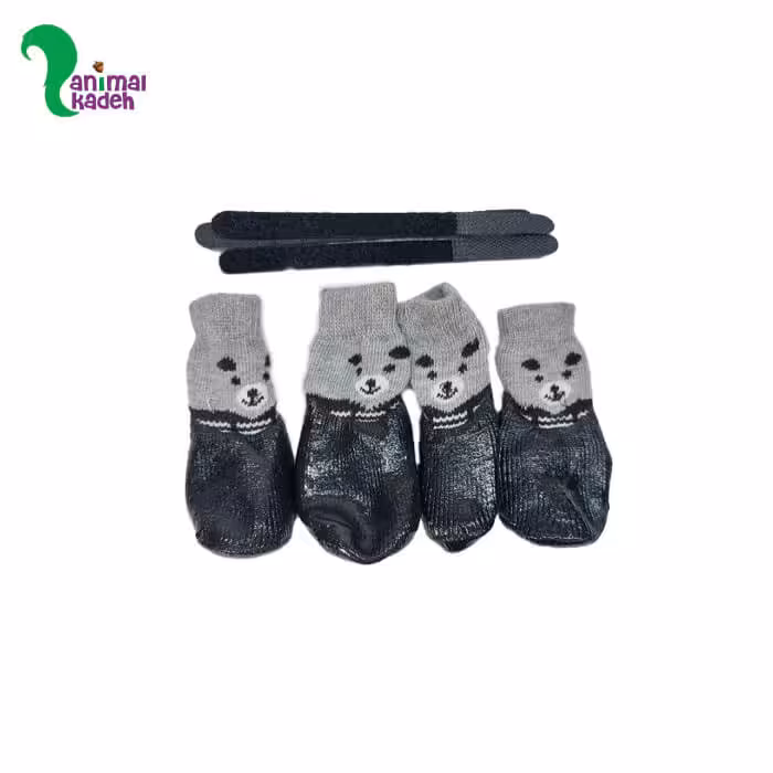 کفش سگ مدل خرسی سایز مدیوم مشکی