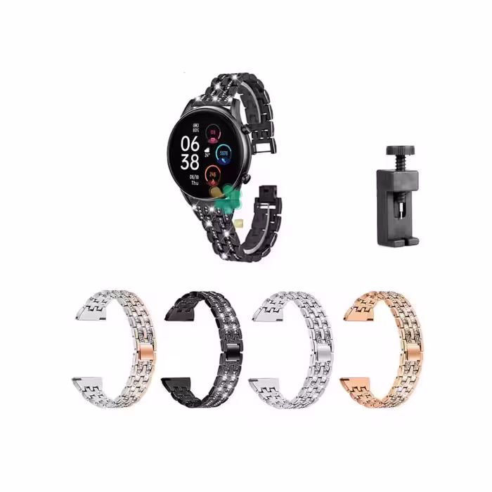 بند ساعت استیل Wearlizer مناسب شیائومی Haylou RT2 LS10