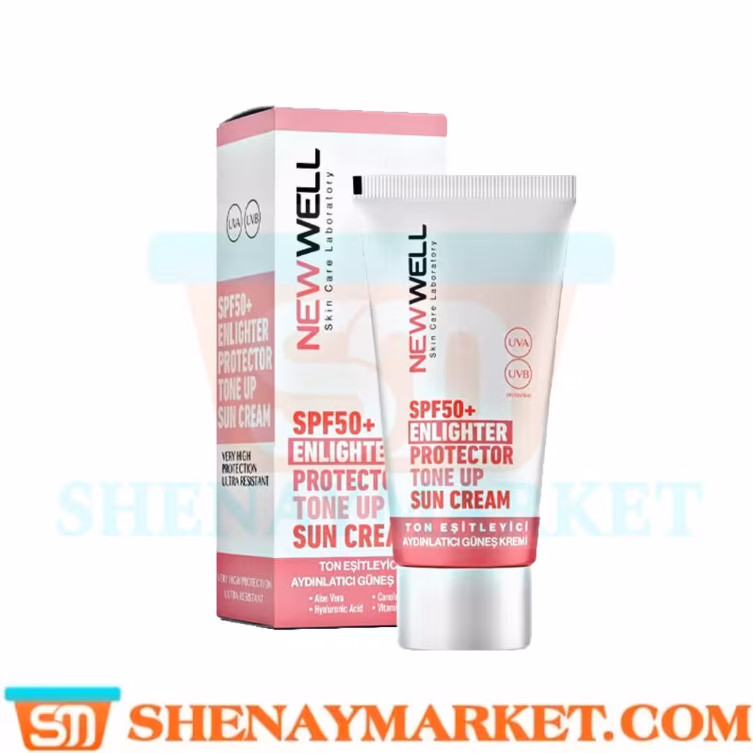 کرم ضد آفتاب نیوول برای پوست حساس حاوی SPF50 حجم 50 میل