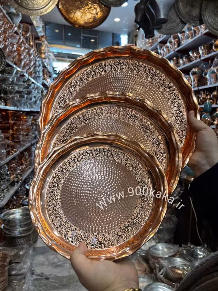 سینی چای طرح گلبرگ