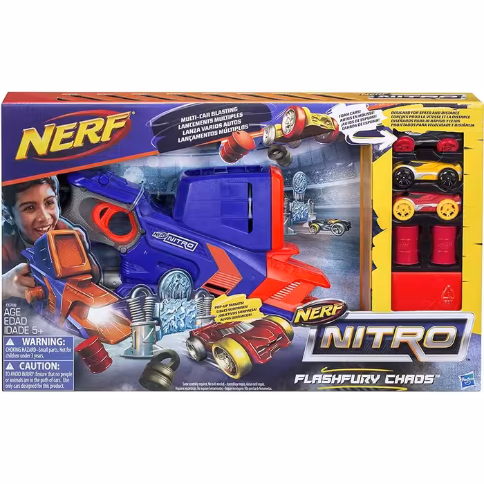 تفنگ ماشین پرتاب کن نیترو Nerf Nitro Flashfury Chaos Hasbro
