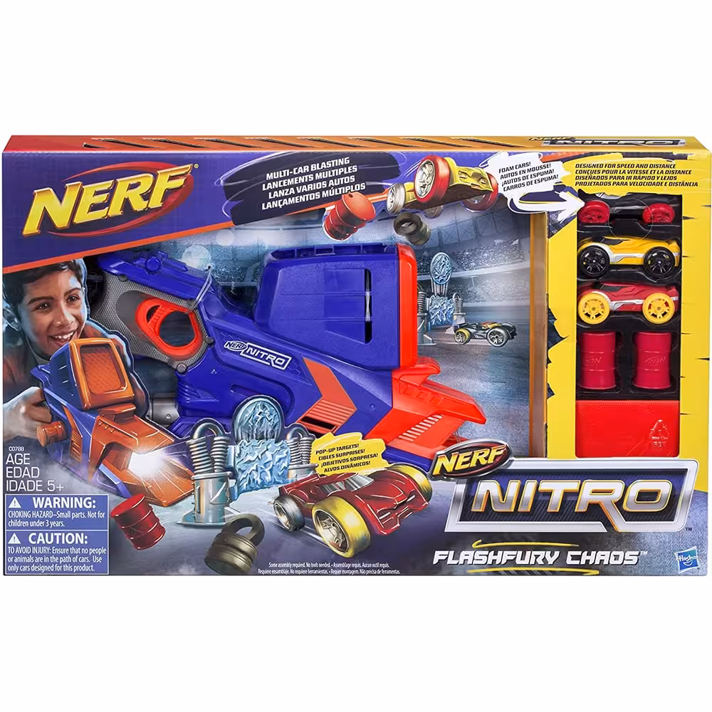 تفنگ ماشین پرتاب کن نیترو Nerf Nitro Flashfury Chaos Hasbro