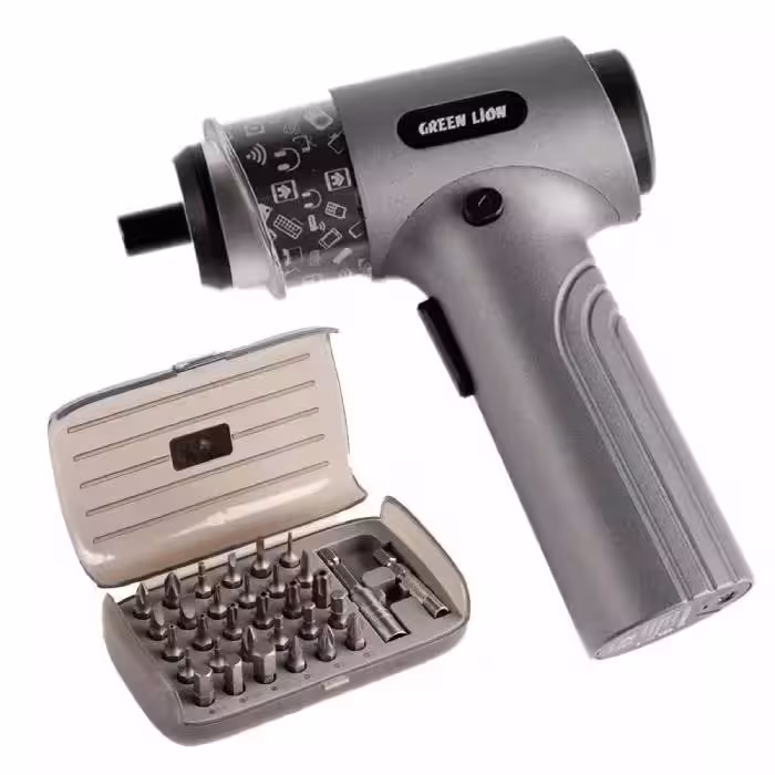 ست پیچ گوشتی شارژی چند کاره گرین لاین مدل GREEN-gn35in1elsdgbk