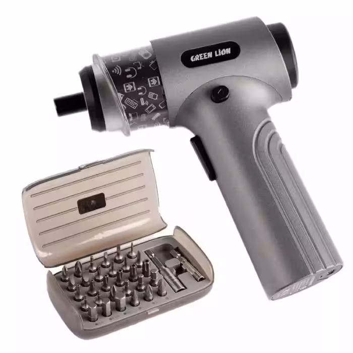 ست پیچ گوشتی شارژی چند کاره گرین لاین مدل GREEN-gn35in1elsdgbk