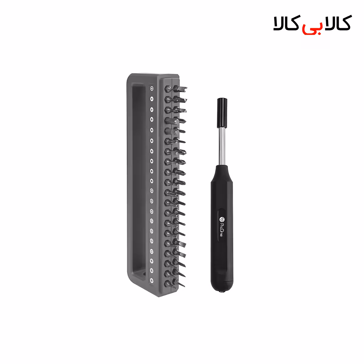 سری پیچ گوشتی یک سر چهارسو یک سر دو سو پرووان مدل PGS107 بسته 41 عددی