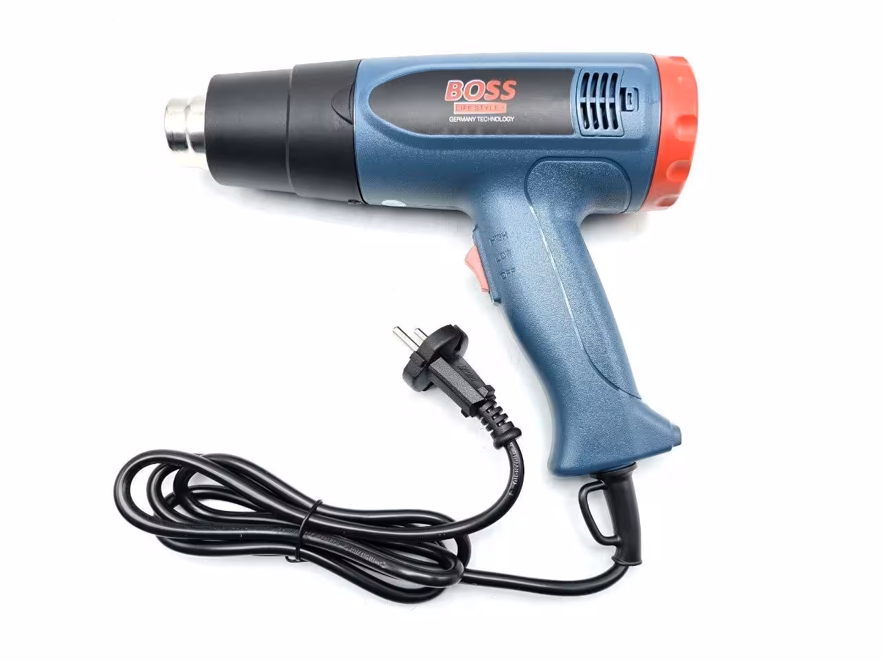 سشوار صنعتی 2000 وات صنعتی دیمردار باس مدل BS-HEAT GUN2