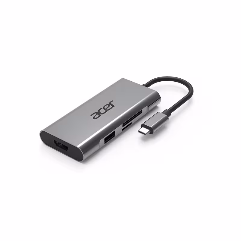 هاب هفت در یک USB Type-C کوچک ایسر اورجینال مدل ODK380