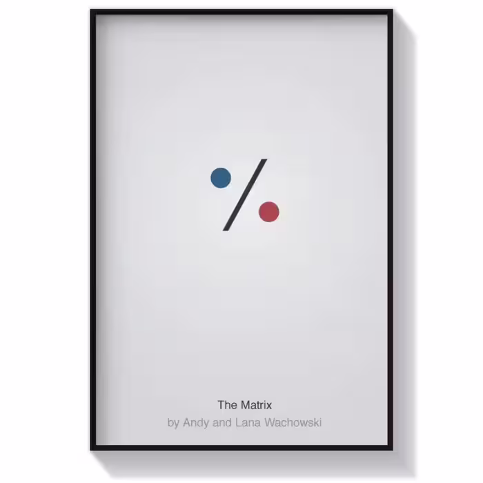 تابلو دکوراتیو سینمایی طرح فیلم ماتریکس