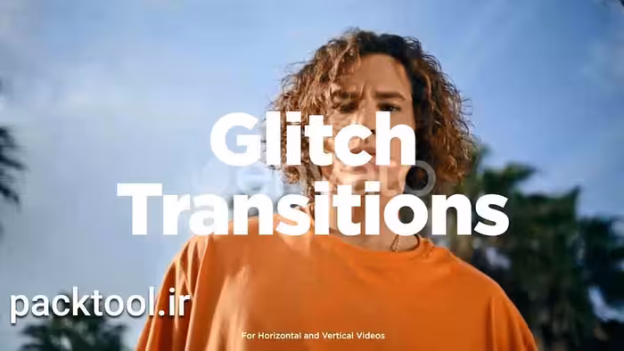 دانلود پروژه آماده اشکال فلش افتر افکت Flash Glitch Transitions - پک تول