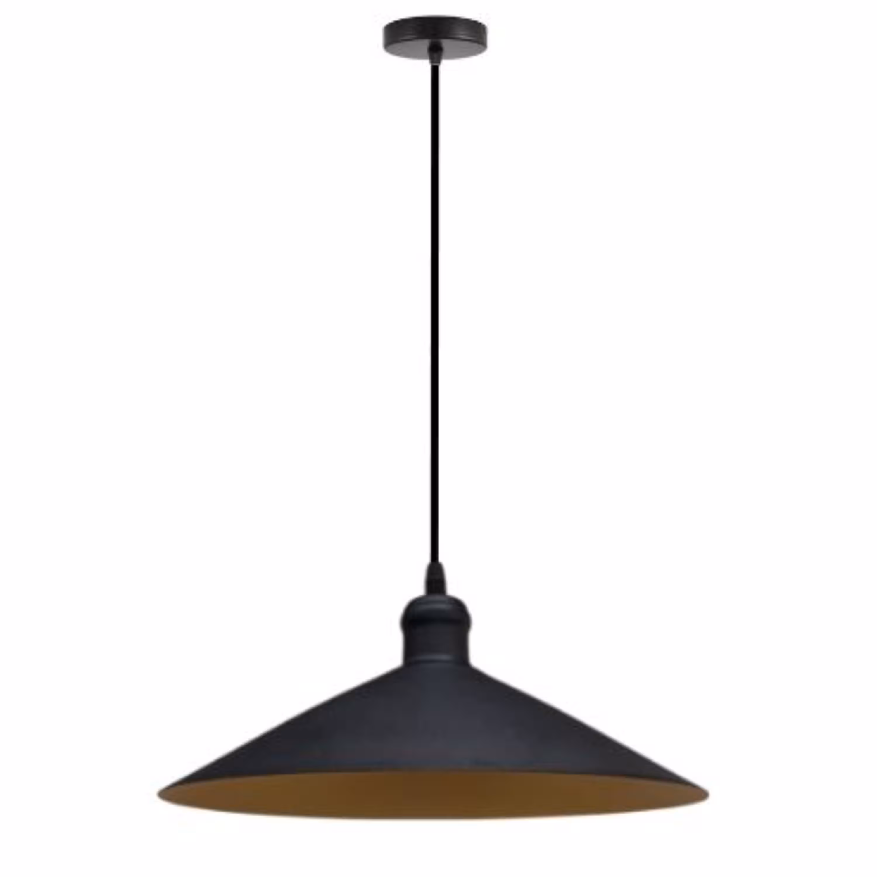 لوستر آویز قطر 34 سانتی متر بدنه مشکی 