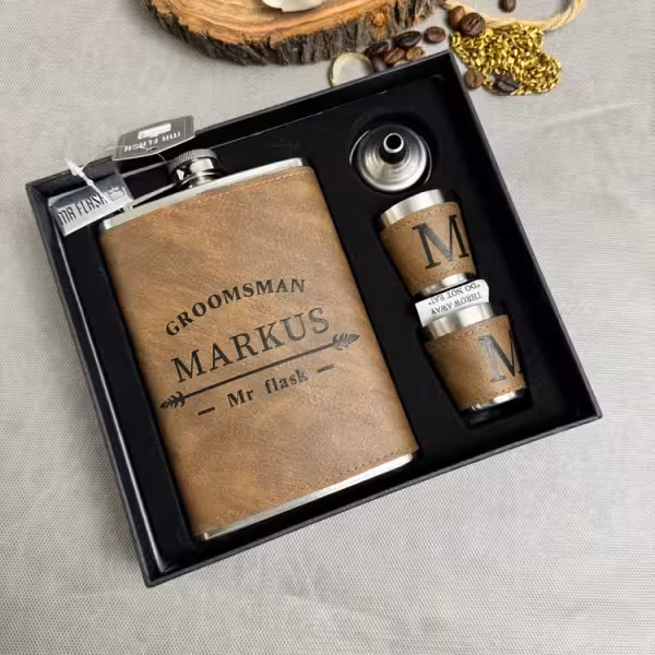 هیپفلاسک (قمقمه جیبی) 2شات مدل مارکوس 270cc کد a520414