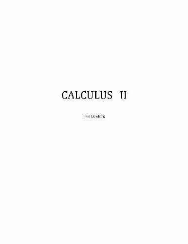 خرید و دانلود نسخه کامل کتاب Calculus II