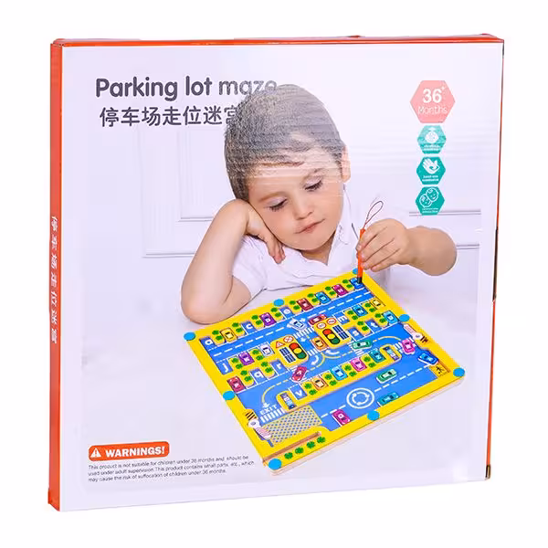 بازی ماز مگنتی پارکینگ حروف
