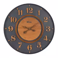 ساعت دیواری چوب و فلز کد CKn631um