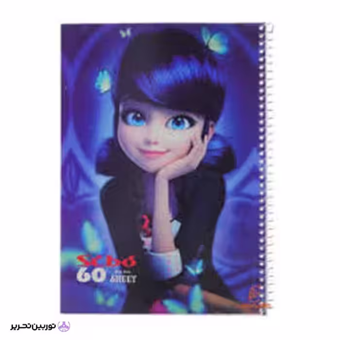 دفتر 60 برگ lady bug طلقی سیبو