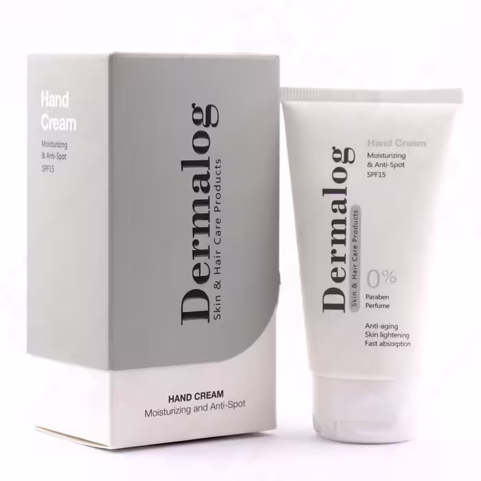 کرم مرطوب کننده دست ضد لک SPF15 درمالوگ 50 میلی لیتر