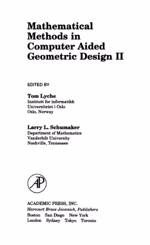خرید و دانلود نسخه کامل کتاب Mathematical methods in computer aided geometric design 2