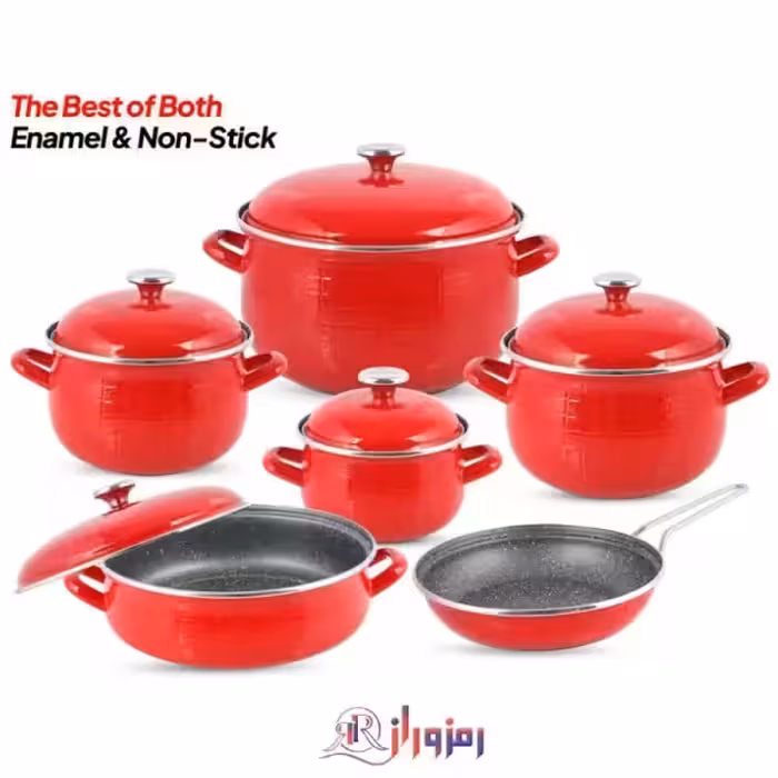 سرویس قابلمه 11 پارچه گرانیت لایف اسمایل TNMLP-11