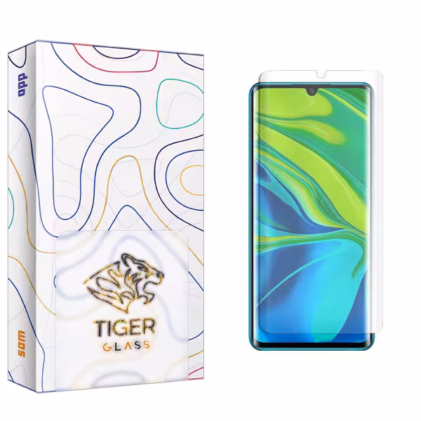 محافظ صفحه نمایش تایگر گلس مدل SAM UV مناسب برای گوشی موبایل شیائومی Mi note 10/10 pro