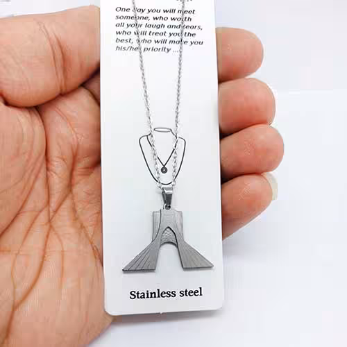 گردنبند آزادی استیل کد231