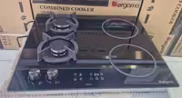 اجاق برقی گازی چهار شعله ترکیبی برگامو B4602(دو برق)