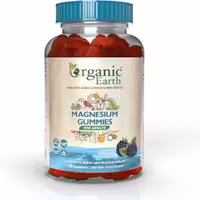 پاستیل منیزیم Organic Earth | آرامش، انرژی و خواب بهتر با طعمی خوشمزه