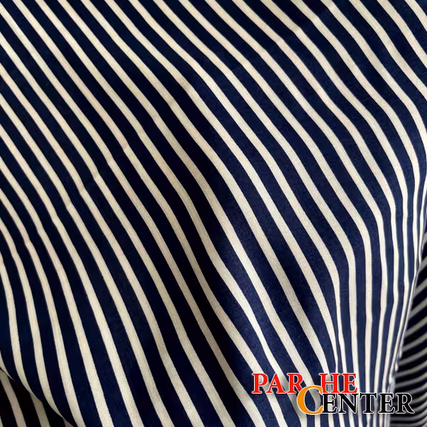 پارچه ته طاقه نخی راه راه متراژ 50 سانتی متر