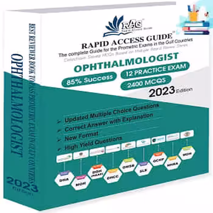 Ophthalmologist Exam Book Prometric Questions MCQ 2023