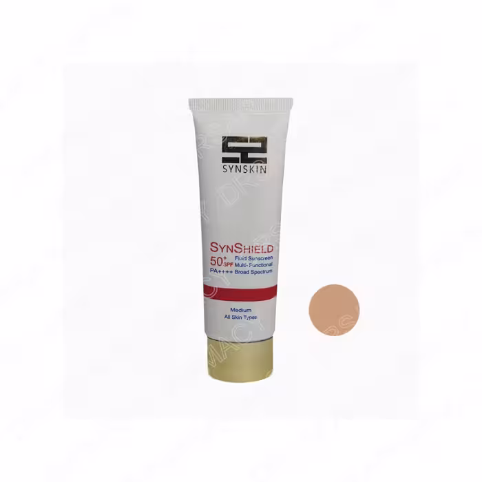ساین اسکین کرم ضد آفتاب فلوئید ساین شیلد رنگ مدیوم (انواع پوست) SPF50 حجم 50 گرم