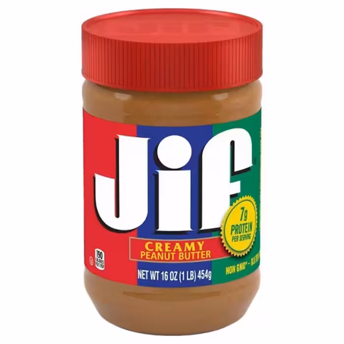 کره بادام زمینی آمریکایی کم چرب جیف Jif مدل Creamy